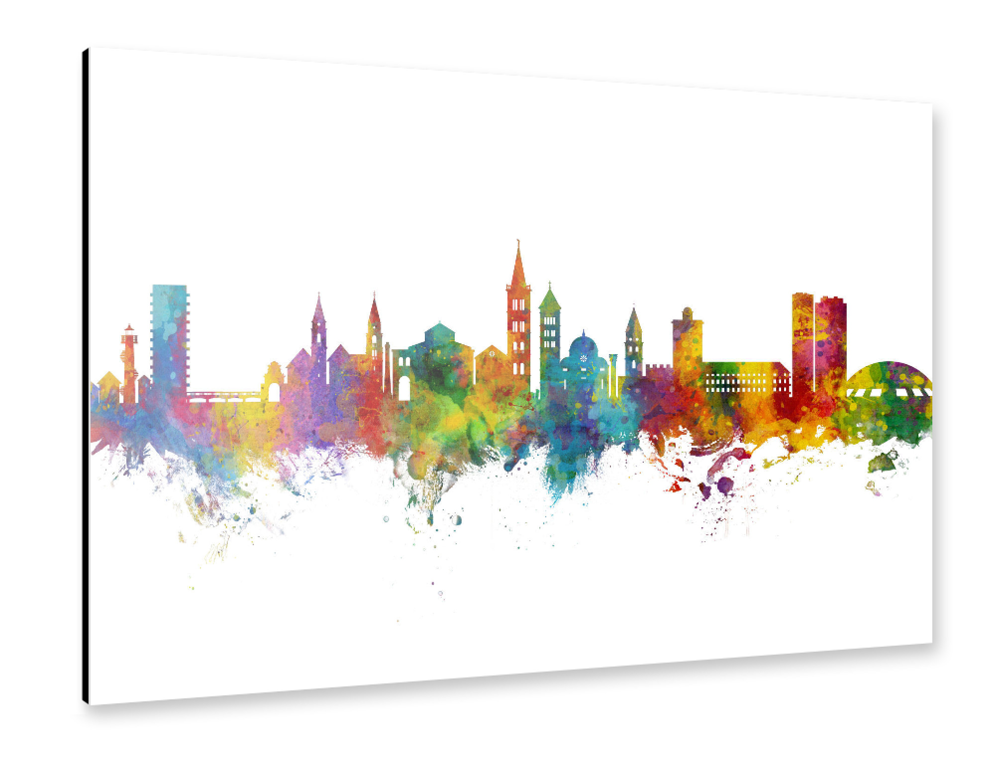 Alu-Dibond "Zadar Croatia Skyline" 75x50 cm artboxONE