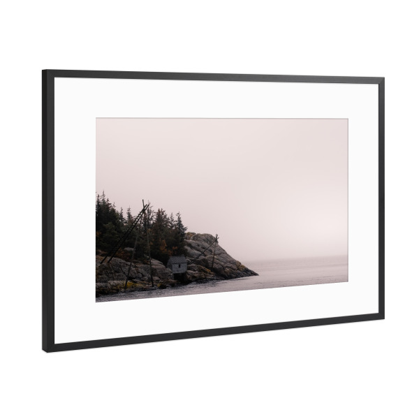 Poster mit Rahmen Schwarz (Metallic) "Fisherman's Life" artboxONE - Natur,Reise,Reise / Strand und Meer,Reise / Länder
