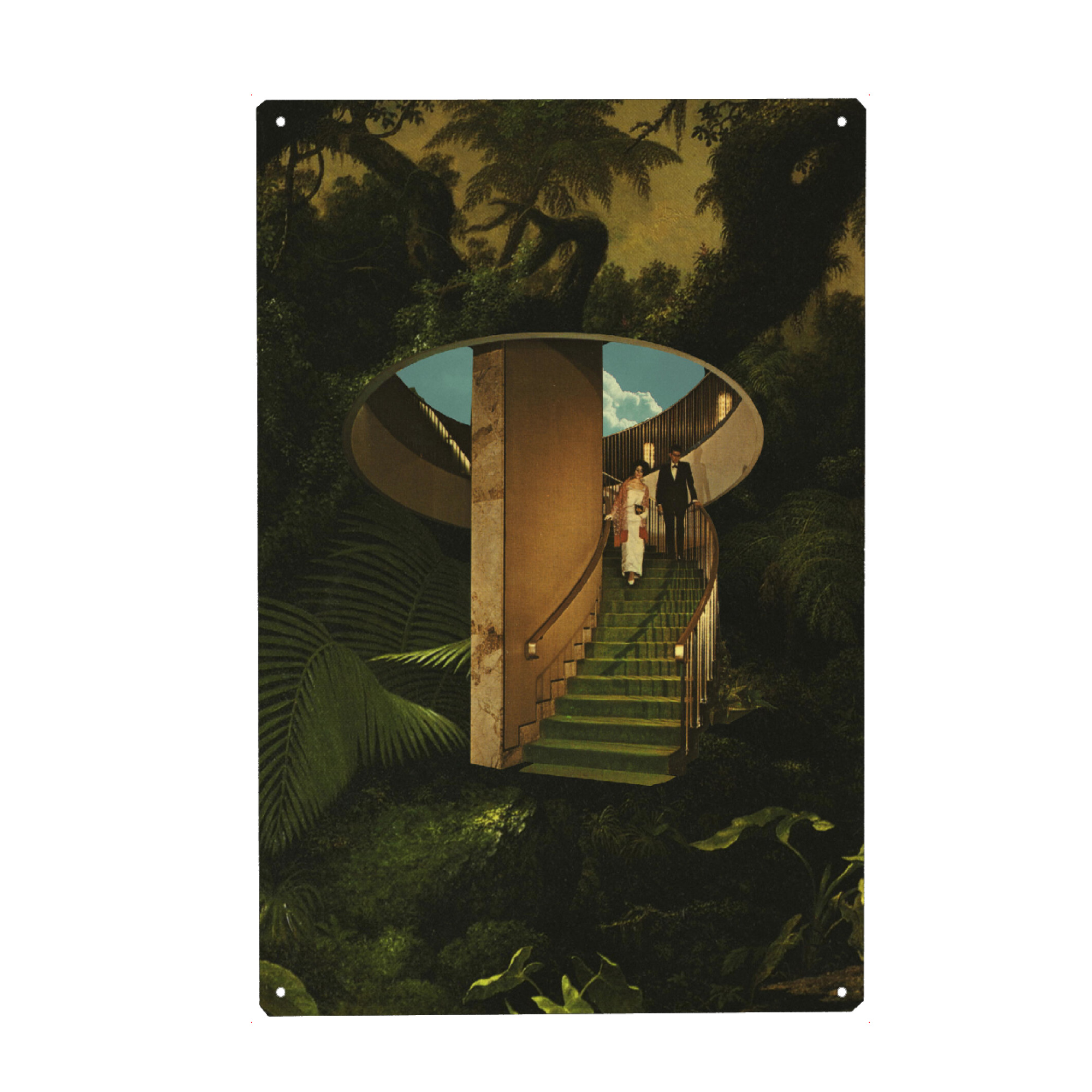 Metall Poster "The wild" artboxONE - Natur,Floral,Menschen