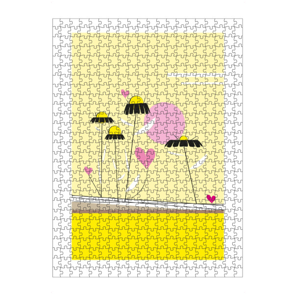 artboxONE Puzzle "Happy Flowers" artboxONE - Natur,Floral,Für Kinder