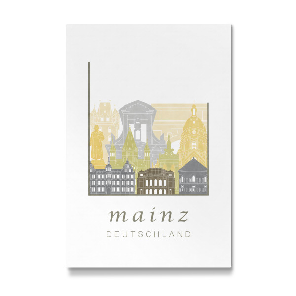 Galerie-Print "Mainz skyline desert" 30x20 cm artboxONE