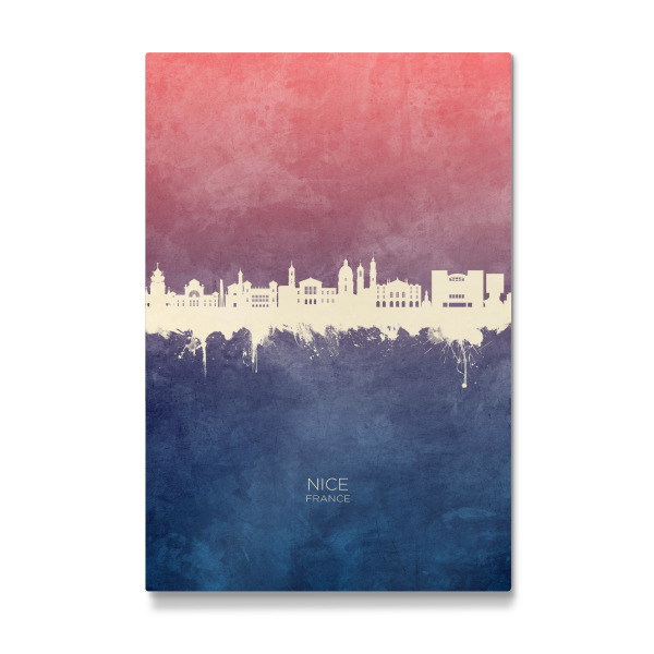 Galerie-Print "Nice France Skyline BlueRose" 30x20 cm artboxONE