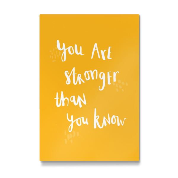 Galerie-Print "You are stronger than you know" 30x20 cm artboxONE