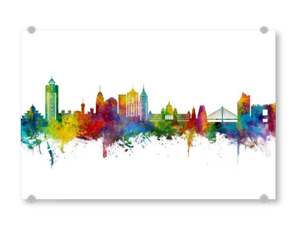 Acrylglasbild "Bengaluru Skyline India Bangalore" artboxONE - Städte