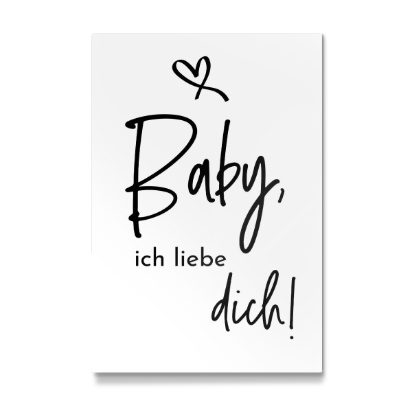 Galerie-Print "Baby, ich liebe dich!" 30x20 cm artboxONE