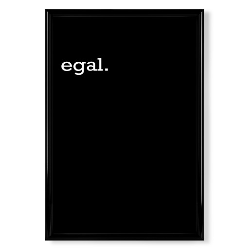 Egal Typografie Black