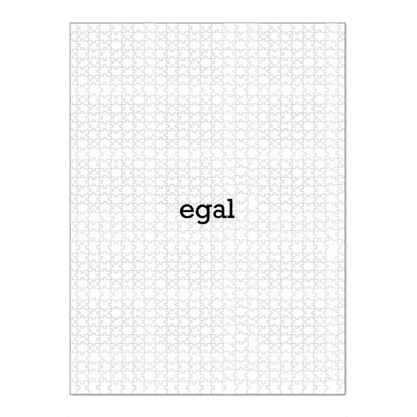 Puzzle Ravensburger "Egal minimal" artboxONE - Typografie,Lustig
