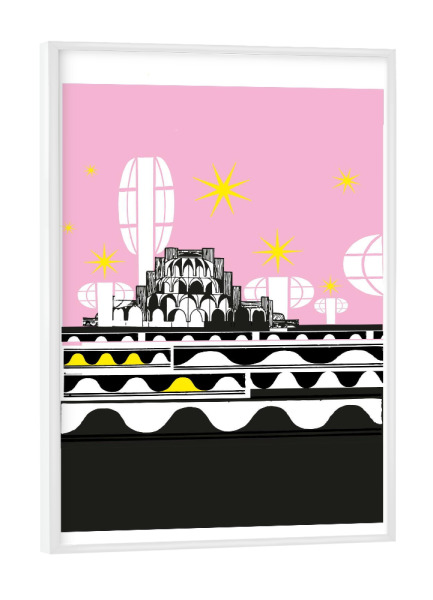 Poster mit weißem Rahmen "In Persien" artboxONE - Für Kinder,Abstrakt,Architektur