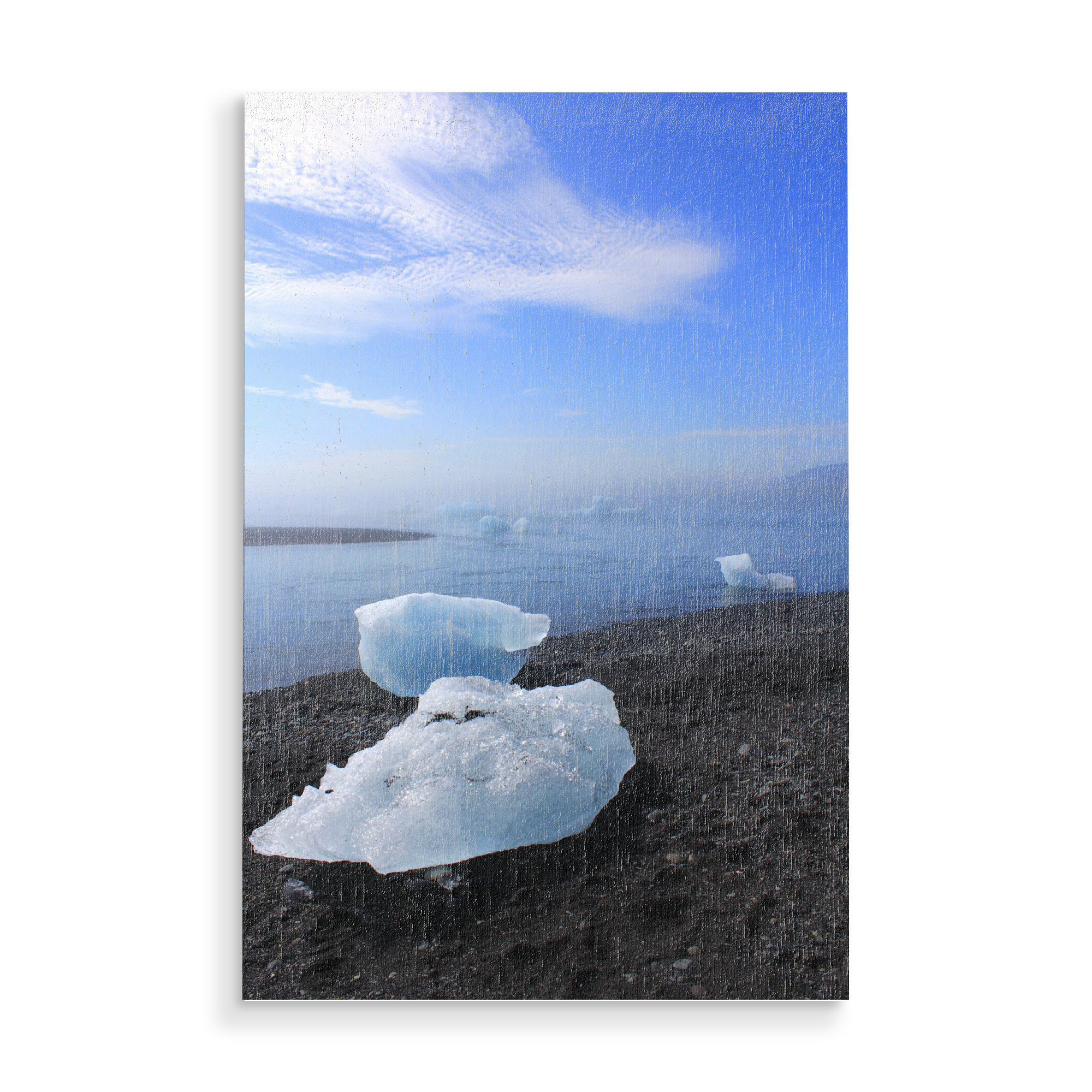 Holzbild "Eiskalt auf Island" artboxONE - Natur,Reise