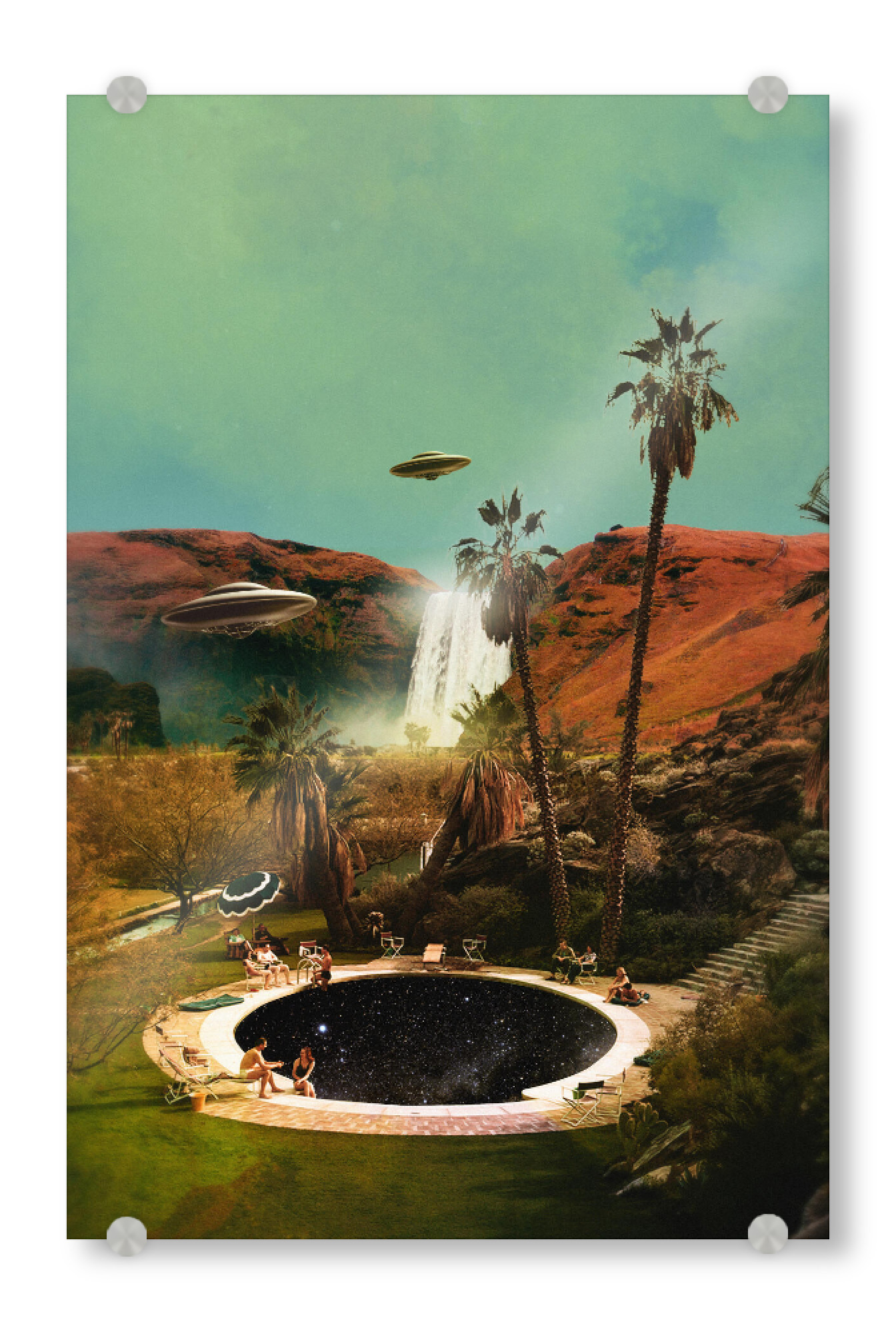 Acrylglasbild "Guests" artboxONE - Natur,Galaxy