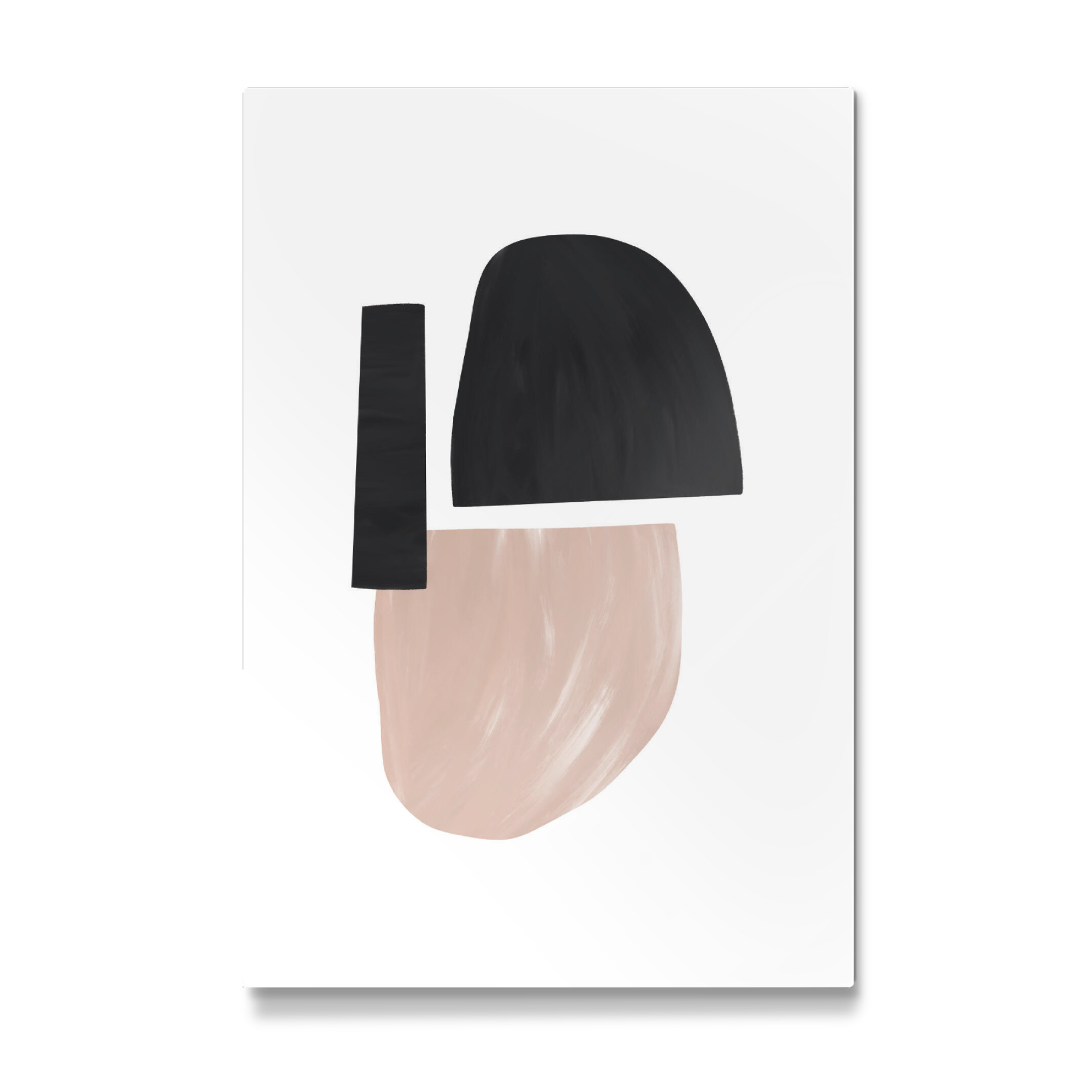 Galerie-Print "Black and Nude Abstract Shapes" 75x50 cm artboxONE