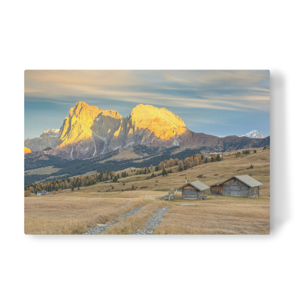 Leinwandbild "Herbst auf der Seiser Alm" artboxONE - Natur,Reise / Länder