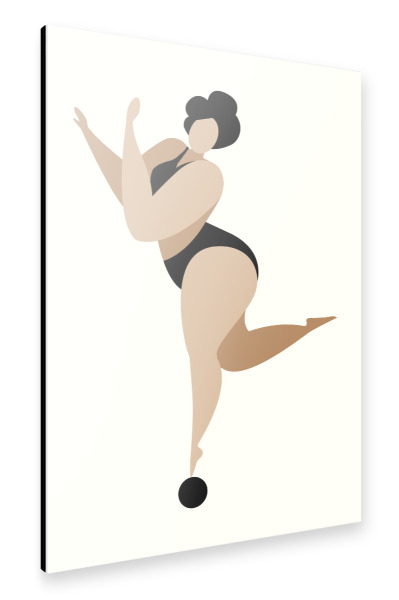 Alu-Dibond "Dancing Queen - B" 30x20 cm artboxONE