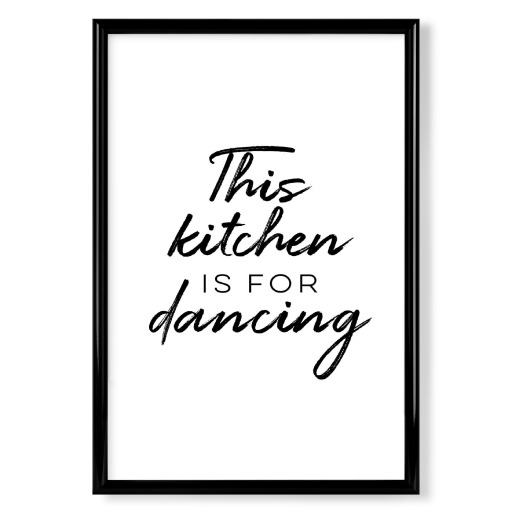 This kitchen is for dancing