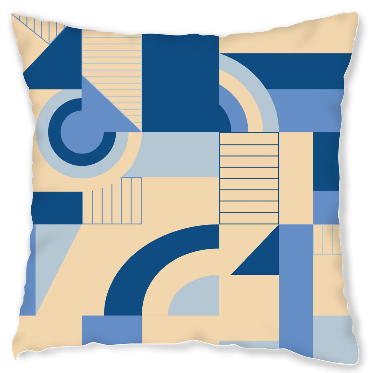 Design-Kissen "Calming Blocks" artboxONE - Abstrakt,Geometrie