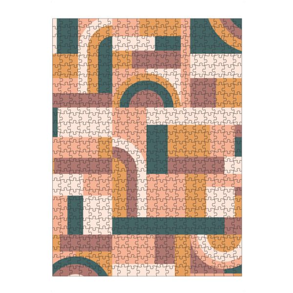 artboxONE Puzzle "Muted Tones Blocks" artboxONE - Abstrakt