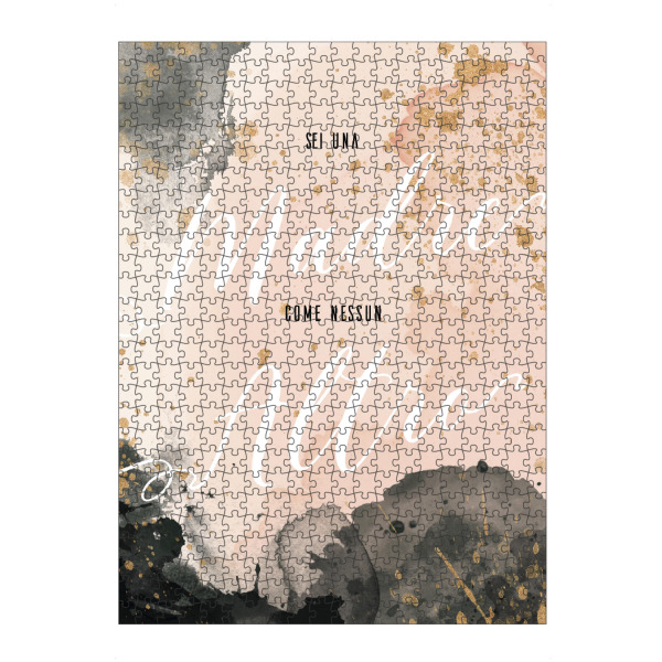 Puzzle Ravensburger "Sei una madre come nessun altro" artboxONE - Typografie,Abstrakt,Liebe,Für Mama