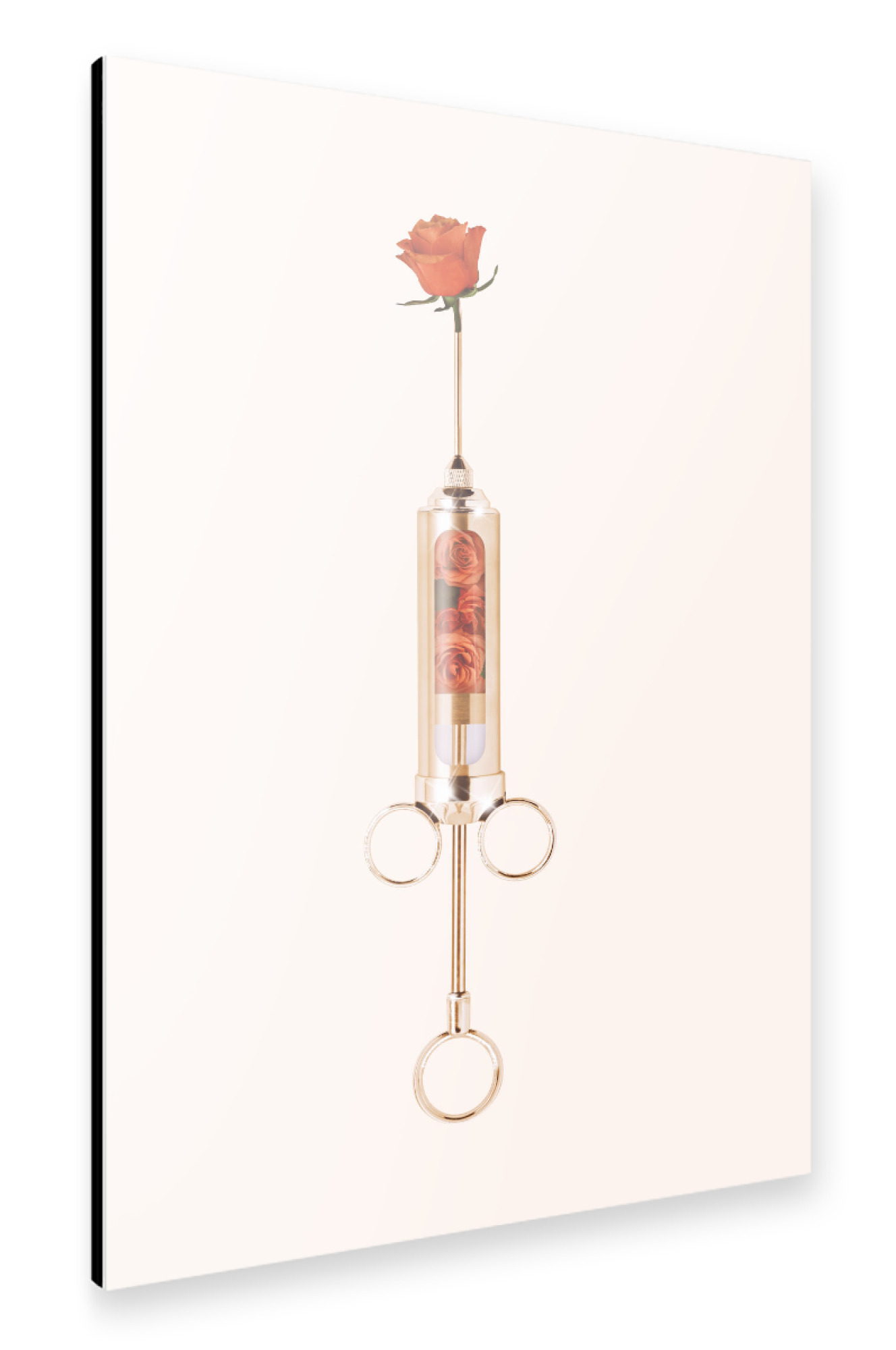 Alu-Dibond "Love Injection" 30x20 cm artboxONE