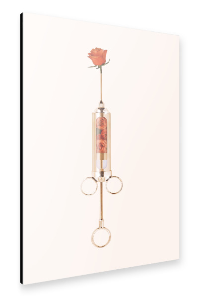 Alu-Dibond "Love Injection" 30x20 cm artboxONE