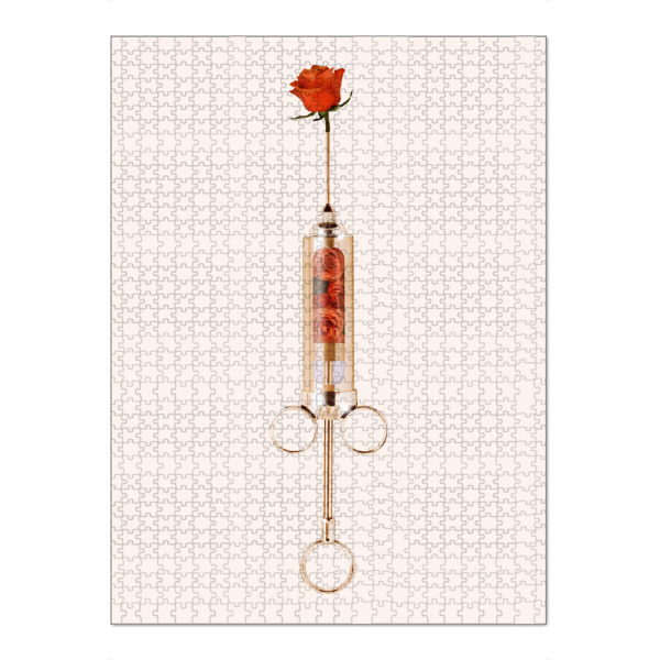 Puzzle Ravensburger "Love Injection" artboxONE - Natur,Floral,Liebe