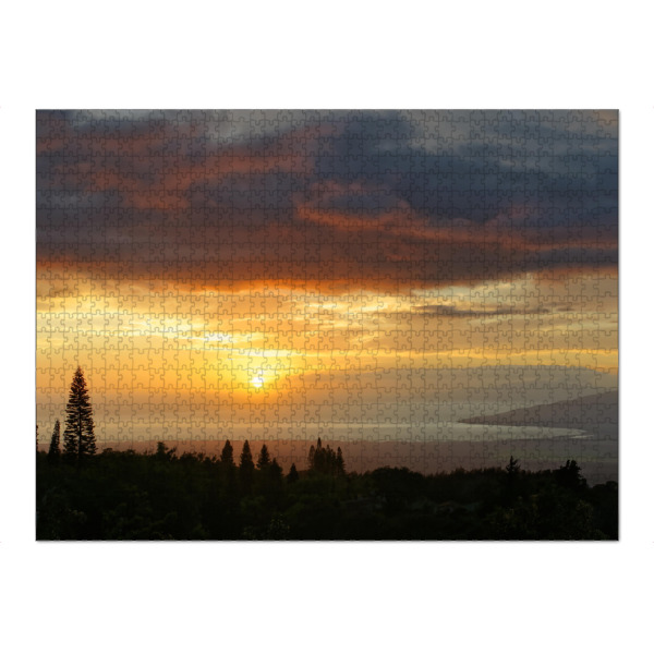 Puzzle Ravensburger "Hawaii - Sonnenuntergang auf Maui" artboxONE - Natur,Reise,Reise / Länder