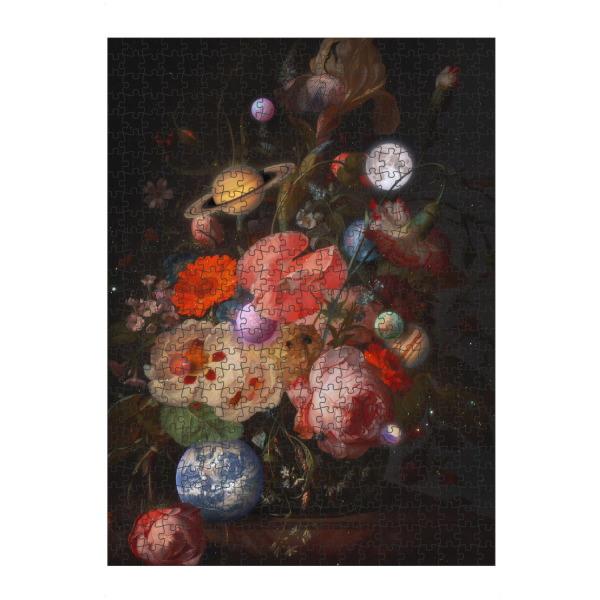 artboxONE Puzzle "BOUQUET OF PLANETS" artboxONE - Natur,Floral,Fiktion,Galaxy