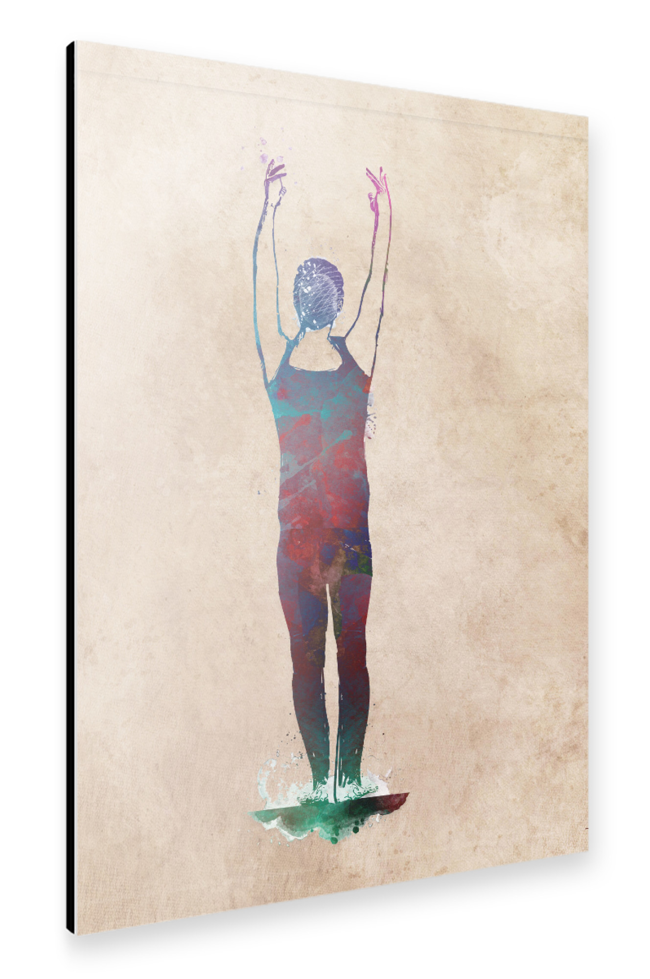 Alu-Dibond "Gimnastic" 30x20 cm artboxONE