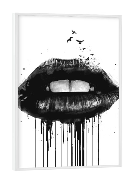 Poster mit weißem Rahmen "Dead love" artboxONE - Menschen,Liebe
