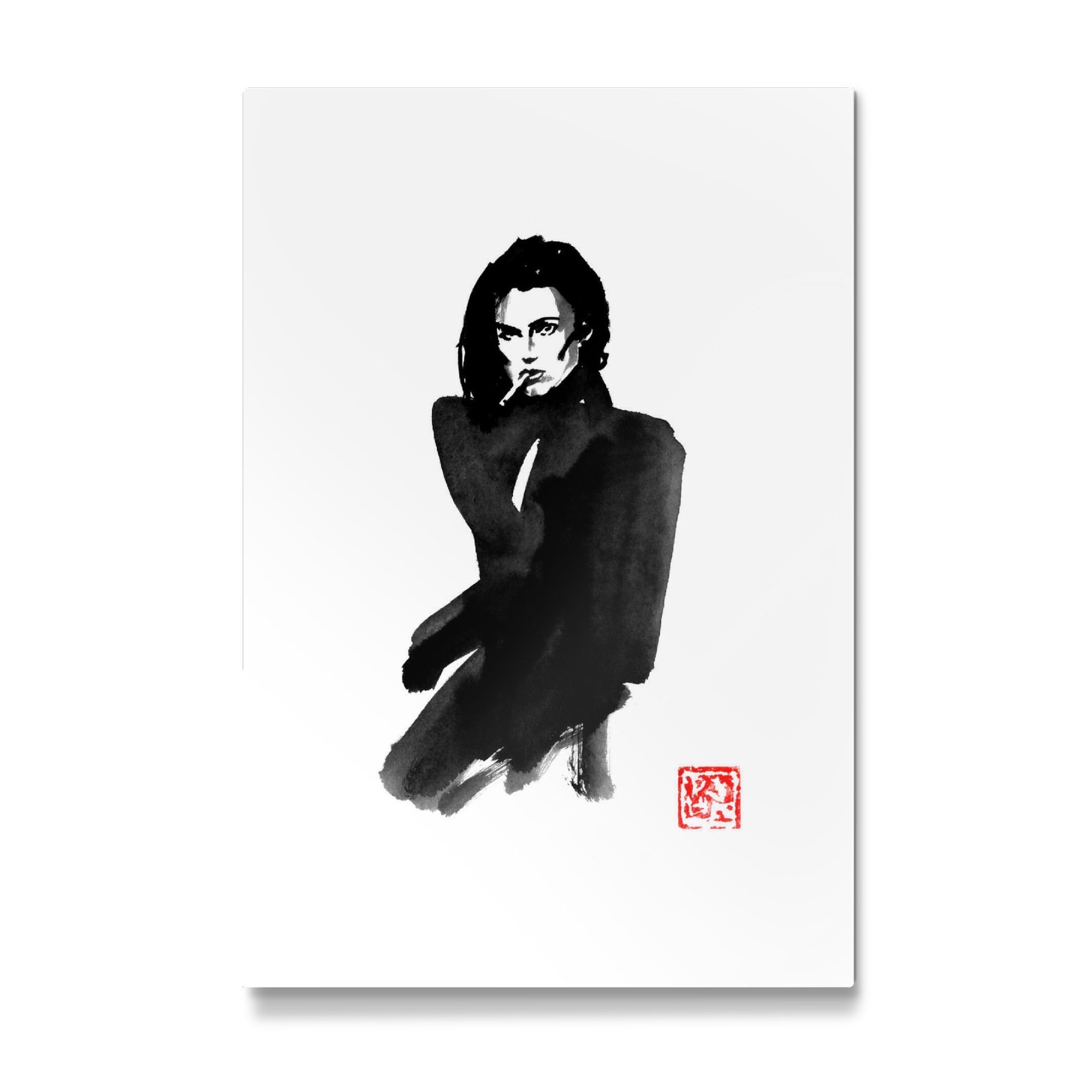 Galerie-Print "Fashion woman with cigarette" 30x20 cm artboxONE