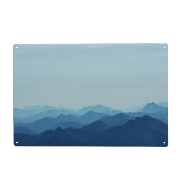 Holzbild "Blue alps" artboxONE - Natur,Reise