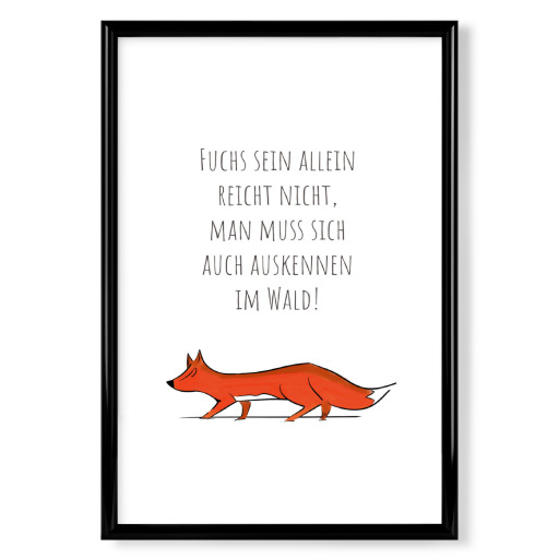 Der Fuchs im Wald