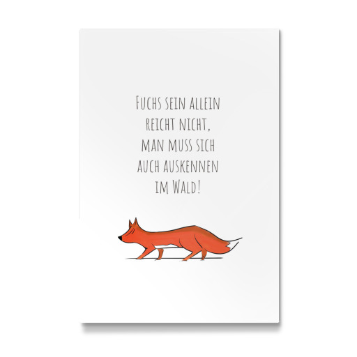 Der Fuchs im Wald