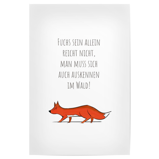 Der Fuchs im Wald