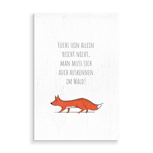 Der Fuchs im Wald