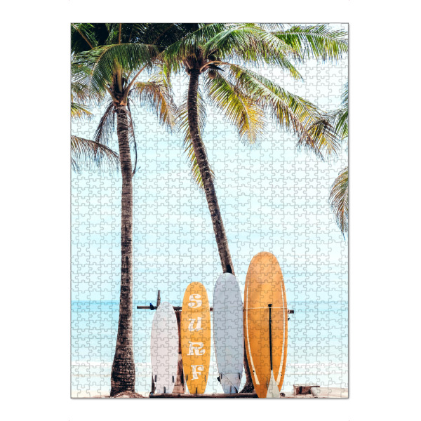 Puzzle Ravensburger "Choose Your Surfboard" artboxONE - Natur,Für Kinder,Reise / Strand und Meer,Sport / Sommerspiele,Städte / Los Angeles