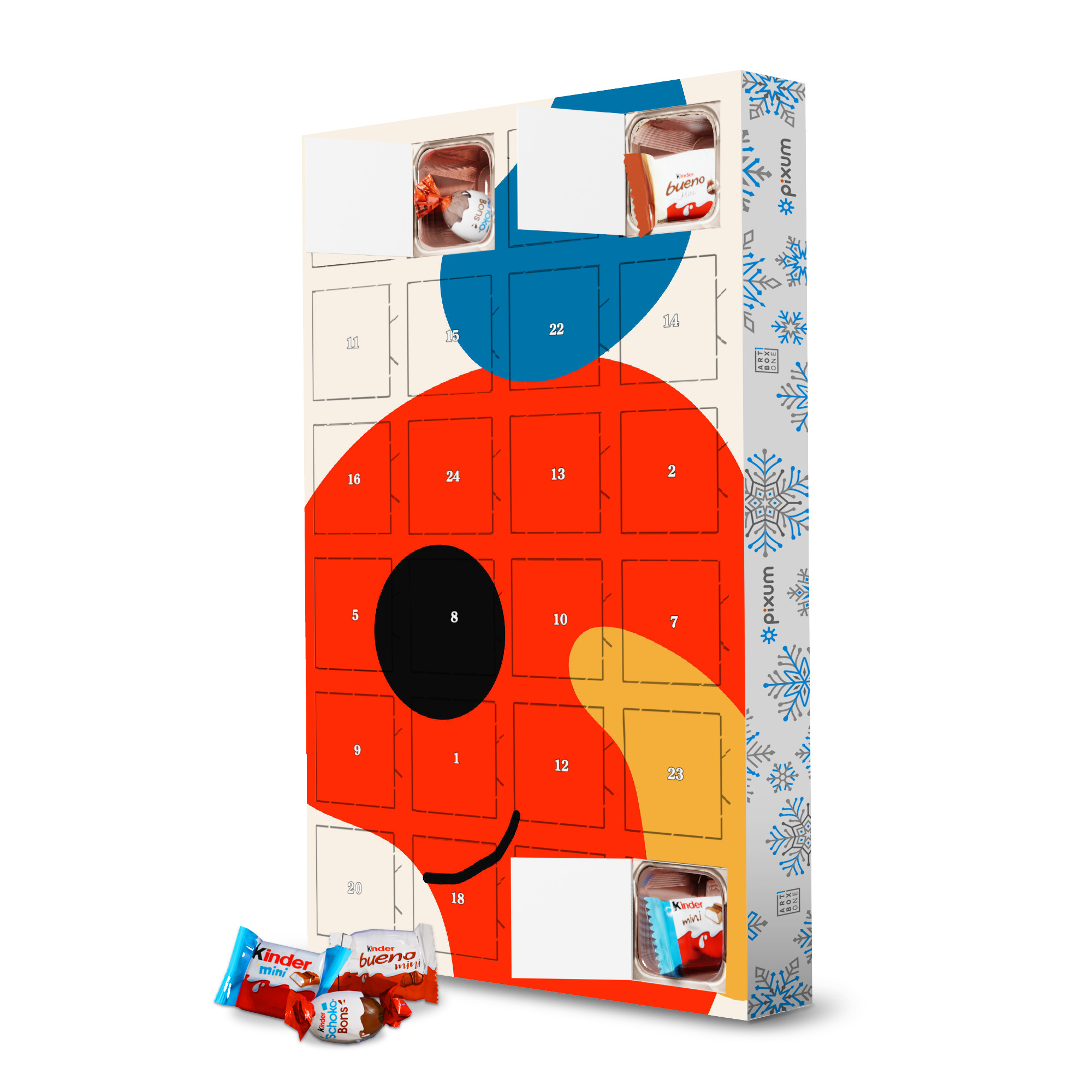 Adventskalender mit Produkten von Kinder Le Filou artboxONE Adventskalender Für Kinder