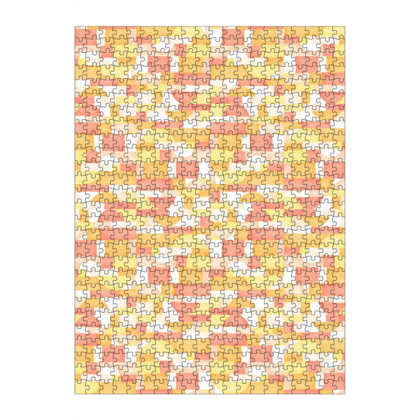 Puzzle Ravensburger "Orangeometries" artboxONE - Abstrakt,Geometrie