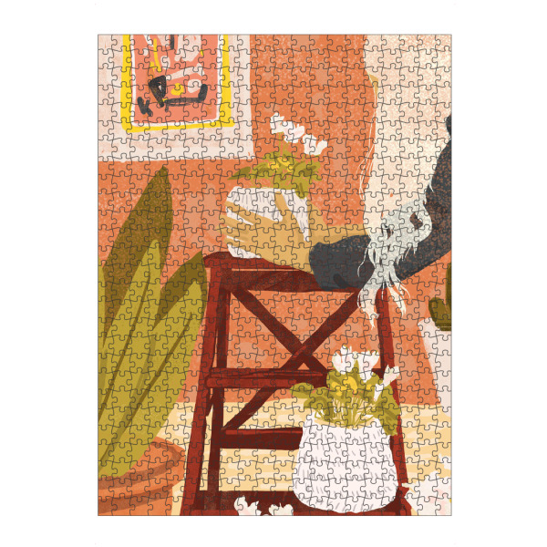 artboxONE Puzzle "The Indoor Gardener" artboxONE - Natur,Menschen