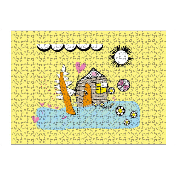 Puzzle Ravensburger "Conas Häuschen" artboxONE - Für Kinder,Lustig