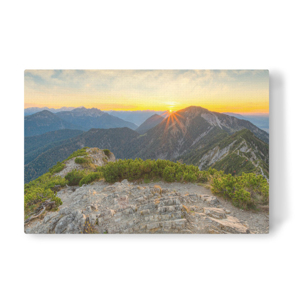 Leinwandbild "Blick vom Herzogstand in Bayern" artboxONE - Natur,Reise