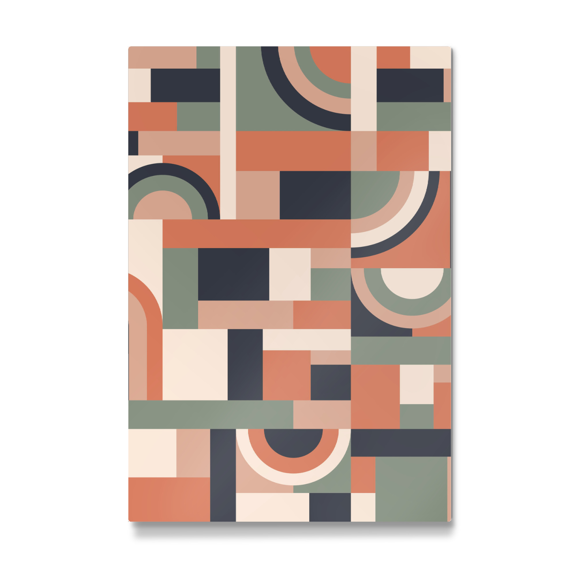 Galerie-Print "Earth Tones Blocks" 75x50 cm artboxONE