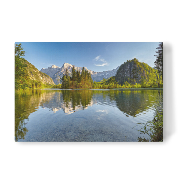 Leinwandbild "Sommerlicher Bergsee" artboxONE - Natur,Reise,Reise / Länder