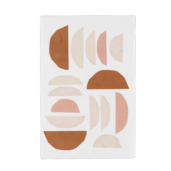 Holzbild "Halves" artboxONE - Abstrakt,Geometrie