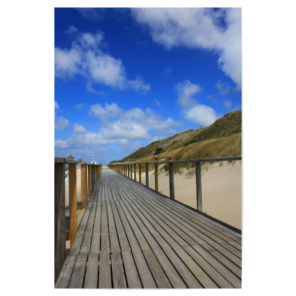 Poster 30x20 cm "Sylter Promenade" artboxONE - Natur,Reise,Architektur
