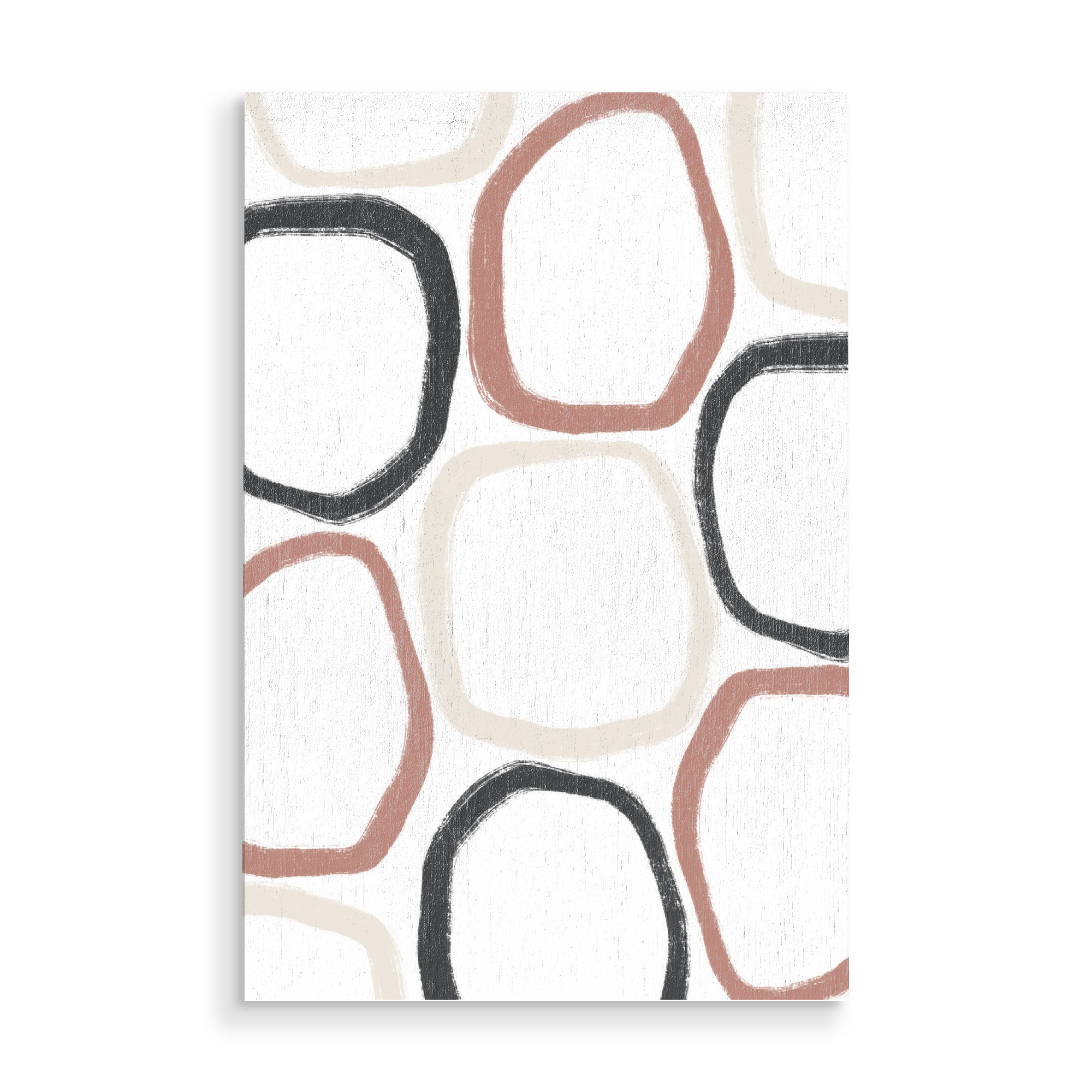 Holzbild "Three Stones - All over" artboxONE - Abstrakt,Geometrie