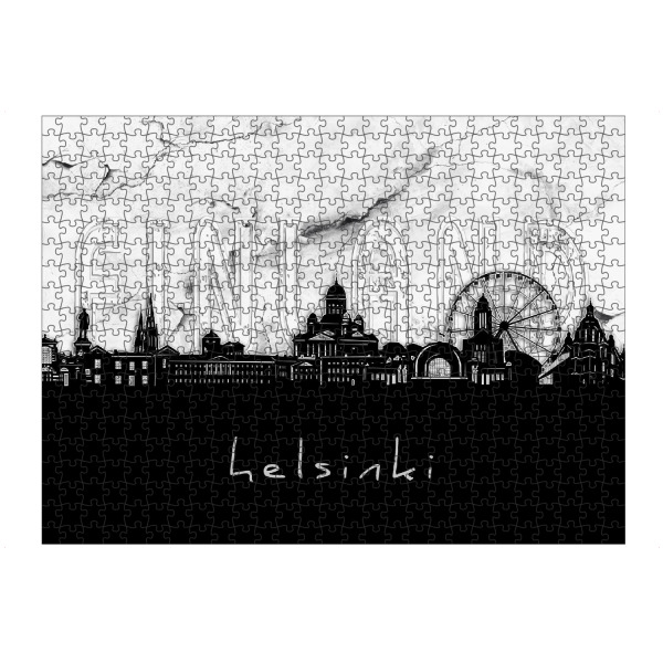 artboxONE Puzzle "Helsinki skyline glasgow" artboxONE - Städte,Reise,Architektur,Marmor