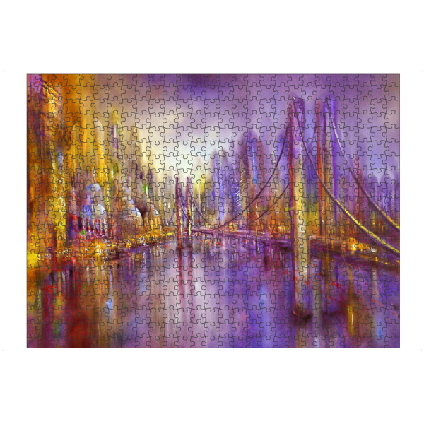 Puzzle Ravensburger "Unterwegs" artboxONE - Städte,Reise,Architektur