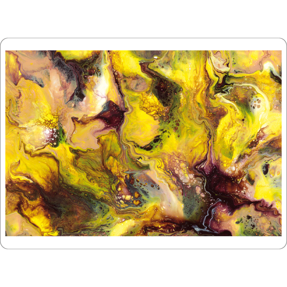 Tischset "Kaysymoon Bernstein" artboxONE - Natur,Abstrakt,Weihnachten,Marmor,Galaxy