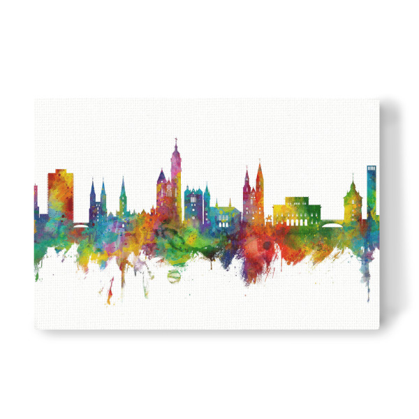 Leinwandbild "Braunschweig Germany Skyline" artboxONE - Städte