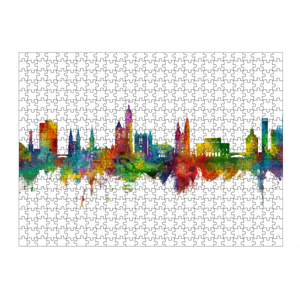 artboxONE Puzzle "Braunschweig Germany Skyline" artboxONE - Städte